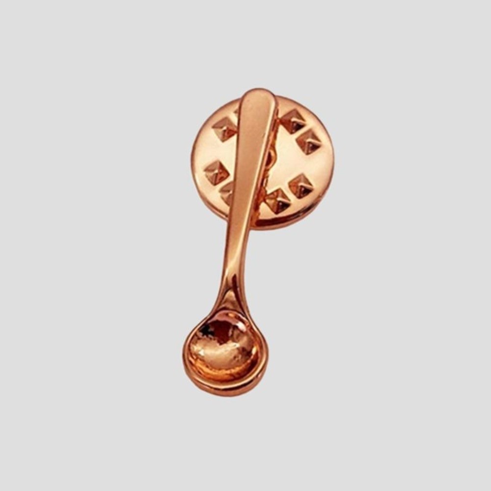 Vintage Collectible Spoons - Broche de cuchara con un diseño