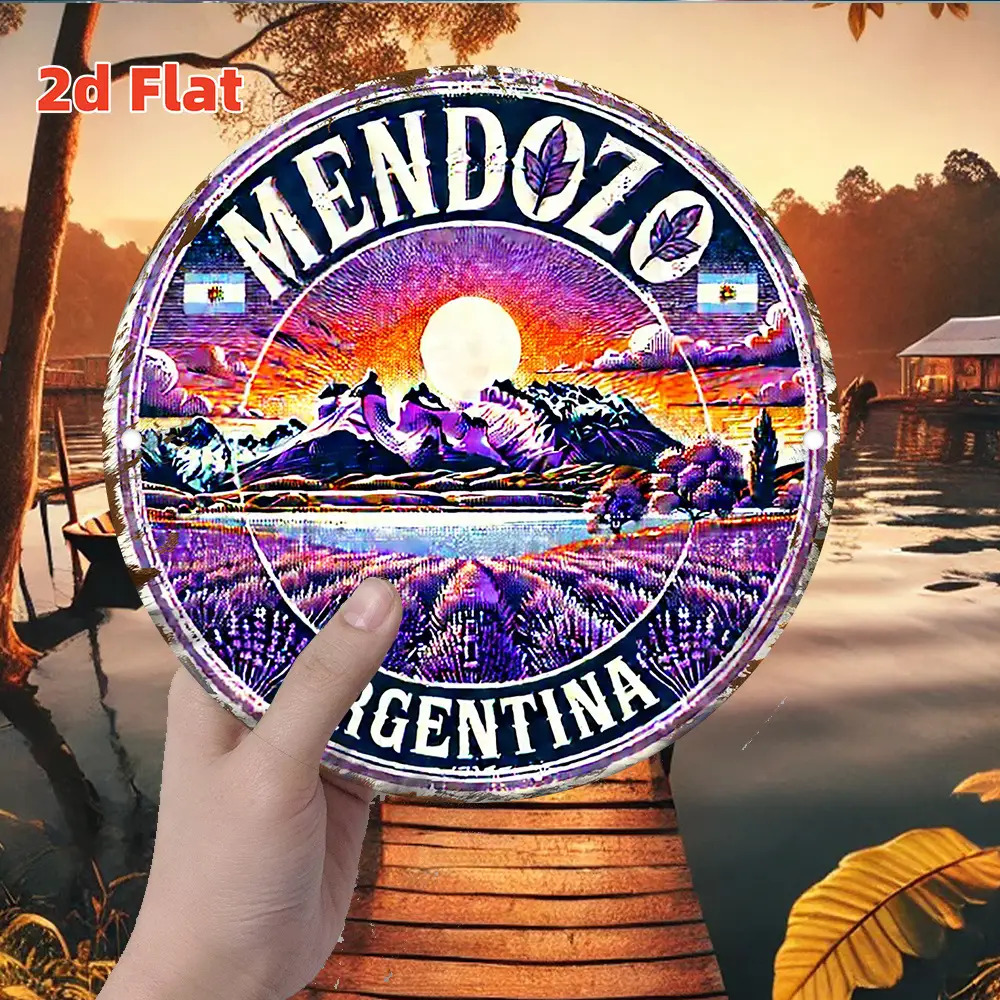 Vintage Collectible Plates - 2D plano, 2D plano retro Mendoza