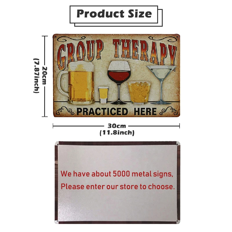Letrero de metal HD con diseño - Vintage Collectible Plates reseña y precio